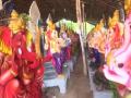 Artisans in Andhra's Vijayawada suffer due to ban on Ganesh pandals - Hindi News | Artisans in Andhra's Vijayawada suffer due to ban on Ganesh pandals | Latest national News at Lokmattimes.com