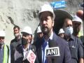 Anurag Thakur inspects construction at Zojila Pass tunnel in Ladakh - Hindi News | Anurag Thakur inspects construction at Zojila Pass tunnel in Ladakh | Latest national News at Lokmattimes.com