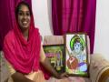 Muslim woman from Kerala has painted over 500 portraits of Lord Krishna - Hindi News | Muslim woman from Kerala has painted over 500 portraits of Lord Krishna | Latest national News at Lokmattimes.com