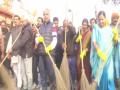BJP conducts cleanliness campaign in Varanasi ahead of inauguration of Kashi Vishwanath Dham Corridor - Hindi News | BJP conducts cleanliness campaign in Varanasi ahead of inauguration of Kashi Vishwanath Dham Corridor | Latest politics News at Lokmattimes.com