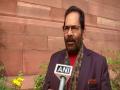Kashi Vishwanath corridor: Naqvi hits back at Opposition says, 'They only make announcements, not deliver' - Hindi News | Kashi Vishwanath corridor: Naqvi hits back at Opposition says, 'They only make announcements, not deliver' | Latest politics News at Lokmattimes.com