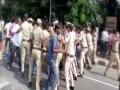 TSRTC protest: Seven policemen injured in stone-pelting, over 1200 people arrested so far - Hindi News | TSRTC protest: Seven policemen injured in stone-pelting, over 1200 people arrested so far | Latest national News at Lokmattimes.com