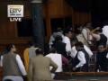 Congress walks out from Lok Sabha over Pragya Thakur's controversial remark - Hindi News | Congress walks out from Lok Sabha over Pragya Thakur's controversial remark | Latest national News at Lokmattimes.com