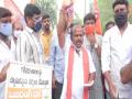 Bajrang Dal holds protest in Telangana for proper implementation of law against cow slaughter - Hindi News | Bajrang Dal holds protest in Telangana for proper implementation of law against cow slaughter | Latest national News at Lokmattimes.com