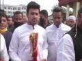 BJP MP Tejaswi Surya visits Dakshineswar Kali Temple, says party will form "clean & transparent" govt in Bengal - Hindi News | BJP MP Tejaswi Surya visits Dakshineswar Kali Temple, says party will form "clean & transparent" govt in Bengal | Latest politics News at Lokmattimes.com