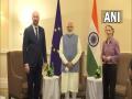 PM Modi holds joint meeting with top EU leaders in Rome ahead of G20 Summit - Hindi News | PM Modi holds joint meeting with top EU leaders in Rome ahead of G20 Summit | Latest international News at Lokmattimes.com