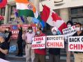 Tibetans, Indian origin people stage protest against Beijing near Chinese Consulate in Vancouver - Hindi News | Tibetans, Indian origin people stage protest against Beijing near Chinese Consulate in Vancouver | Latest international News at Lokmattimes.com