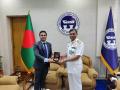 Indian envoy pays visit to Bangladesh Rear Admiral, discusses improving sub-regional connectivity - Hindi News | Indian envoy pays visit to Bangladesh Rear Admiral, discusses improving sub-regional connectivity | Latest international News at Lokmattimes.com
