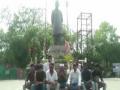 MP: Congress workers protest vandalism of Nehru's statue in Madhya Pradesh, demand action against accused - Hindi News | MP: Congress workers protest vandalism of Nehru's statue in Madhya Pradesh, demand action against accused | Latest national News at Lokmattimes.com