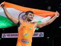 CWG 2022: Deepak Punia clinches gold in Men's Freestyle 86kg, defeats Pakistan's Muhammad Inam - Hindi News | CWG 2022: Deepak Punia clinches gold in Men's Freestyle 86kg, defeats Pakistan's Muhammad Inam | Latest other-sports News at Lokmattimes.com