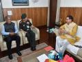 CDS Bipin Rawat, NTRO chief Dhasmana meet Uttarakhand CM Dhami to discuss development of border areas - Hindi News | CDS Bipin Rawat, NTRO chief Dhasmana meet Uttarakhand CM Dhami to discuss development of border areas | Latest national News at Lokmattimes.com