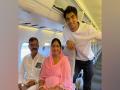 Neeraj Chopra's dream comes true as he takes parents on their first flight - Hindi News | Neeraj Chopra's dream comes true as he takes parents on their first flight | Latest other-sports News at Lokmattimes.com