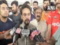 A young political leader is shying away from congratulating our champions, medal winners: Anurag Thakur - Hindi News | A young political leader is shying away from congratulating our champions, medal winners: Anurag Thakur | Latest politics News at Lokmattimes.com