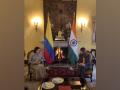 Meenakashi Lekhi meets Colombian Vice President, discusses bilateral relations - Hindi News | Meenakashi Lekhi meets Colombian Vice President, discusses bilateral relations | Latest international News at Lokmattimes.com