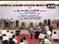 Stalin follows in Karunanidhi's footsteps, takes oath as CM in 'name of conscience' - Hindi News | Stalin follows in Karunanidhi's footsteps, takes oath as CM in 'name of conscience' | Latest national News at Lokmattimes.com
