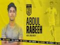 ISL: Hyderabad FC rope in young winger Abdul Rabeeh - Hindi News | ISL: Hyderabad FC rope in young winger Abdul Rabeeh | Latest football News at Lokmattimes.com