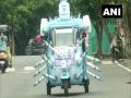 Chennai artist designs auto-rickshaw to create COVID-19 vaccination awareness - Hindi News | Chennai artist designs auto-rickshaw to create COVID-19 vaccination awareness | Latest national News at Lokmattimes.com