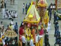 Rath Yatra begins at Ahmedabad's Jagannath Temple, Gujarat CM offers prayers - Hindi News | Rath Yatra begins at Ahmedabad's Jagannath Temple, Gujarat CM offers prayers | Latest national News at Lokmattimes.com