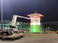 J-K: Clock Tower at Srinagar's Lal Chowk illuminated in Tricolour - Hindi News | J-K: Clock Tower at Srinagar's Lal Chowk illuminated in Tricolour | Latest national News at Lokmattimes.com