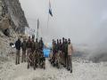 BRO hoists national flag at 18300 feet in Sikkim marking 75th Independence Day - Hindi News | BRO hoists national flag at 18300 feet in Sikkim marking 75th Independence Day | Latest national News at Lokmattimes.com