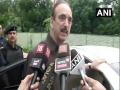 Azad being sent back to Delhi from Srinagar airport - Hindi News | Azad being sent back to Delhi from Srinagar airport | Latest politics News at Lokmattimes.com