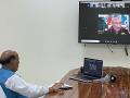 COVID-19: Rajnath Singh holds review meeting with CDS, others via video conferencing - Hindi News | COVID-19: Rajnath Singh holds review meeting with CDS, others via video conferencing | Latest national News at Lokmattimes.com