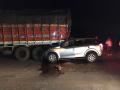 5 killed, 1 injured in car-truck collision in Surendranagar dist of Gujarat - Hindi News | 5 killed, 1 injured in car-truck collision in Surendranagar dist of Gujarat | Latest national News at Lokmattimes.com