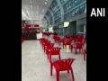 Goa International Airport implements steps to ensure social distancing norms - Hindi News | Goa International Airport implements steps to ensure social distancing norms | Latest national News at Lokmattimes.com