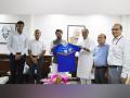 AIFF President Praful Patel meets Sports Minister Anurag Thakur, updates him on upcoming international events - Hindi News | AIFF President Praful Patel meets Sports Minister Anurag Thakur, updates him on upcoming international events | Latest football News at Lokmattimes.com