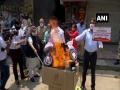 Members of CAIT held protest in Delhi to boycott Chinese products - Hindi News | Members of CAIT held protest in Delhi to boycott Chinese products | Latest national News at Lokmattimes.com