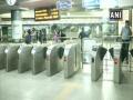 With 'Do not sit here' stickers, no cash transactions Delhi Metro services resume with strict protocols - Hindi News | With 'Do not sit here' stickers, no cash transactions Delhi Metro services resume with strict protocols | Latest national News at Lokmattimes.com