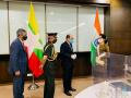 FS Shringla, Army Chief meet Aung San Suu Kyi, discuss India-Myanmar bilateral issues - Hindi News | FS Shringla, Army Chief meet Aung San Suu Kyi, discuss India-Myanmar bilateral issues | Latest international News at Lokmattimes.com
