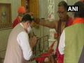 JP Nadda visits Siliguri's Anandamoyee Kalibari Temple on day-long trip to West Bengal - Hindi News | JP Nadda visits Siliguri's Anandamoyee Kalibari Temple on day-long trip to West Bengal | Latest national News at Lokmattimes.com