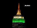 On India's 74th Independence Day, Empire State Building in New York illuminated in tricolour - Hindi News | On India's 74th Independence Day, Empire State Building in New York illuminated in tricolour | Latest international News at Lokmattimes.com