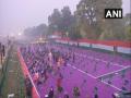 Republic Day: Strict social distancing protocols in place at Rajpath - Hindi News | Republic Day: Strict social distancing protocols in place at Rajpath | Latest national News at Lokmattimes.com