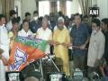 West Bengal: Bidhannagar Mayor-in-Council Debasish Jana, three TMC councillors from Asansol join BJP - Hindi News | West Bengal: Bidhannagar Mayor-in-Council Debasish Jana, three TMC councillors from Asansol join BJP | Latest politics News at Lokmattimes.com