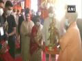 President Kovind, CM Adityanath visit Maa Vindhyavasini Temple in Mirzapur - Hindi News | President Kovind, CM Adityanath visit Maa Vindhyavasini Temple in Mirzapur | Latest national News at Lokmattimes.com