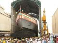 Warship for Indian Navy ‘Mahendragiri’ launched - Hindi News | Warship for Indian Navy ‘Mahendragiri’ launched | Latest politics News at Lokmattimes.com