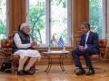 Modi holds talks with Greek PM, decides to upgrade ties to strategic partnership - Hindi News | Modi holds talks with Greek PM, decides to upgrade ties to strategic partnership | Latest politics News at Lokmattimes.com