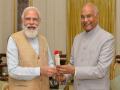 PM Modi greets President Kovind on his 76th birthday - Hindi News | PM Modi greets President Kovind on his 76th birthday | Latest national News at Lokmattimes.com