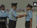 IAF chief presents Vayu Sena Medals to officers on 89th Air Force Day - Hindi News | IAF chief presents Vayu Sena Medals to officers on 89th Air Force Day | Latest national News at Lokmattimes.com
