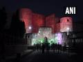 Agra Fort lit up in tricolour to mark 100 cr vaccination - Hindi News | Agra Fort lit up in tricolour to mark 100 cr vaccination | Latest national News at Lokmattimes.com