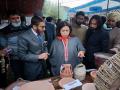 Meenakashi Lekhi visits J-K's Baramulla, interacts with public representatives - Hindi News | Meenakashi Lekhi visits J-K's Baramulla, interacts with public representatives | Latest national News at Lokmattimes.com