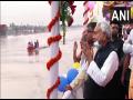 Bihar CM, devotees reach Ganga Ghat in Patna to offer prayers on Chhath Puja - Hindi News | Bihar CM, devotees reach Ganga Ghat in Patna to offer prayers on Chhath Puja | Latest national News at Lokmattimes.com