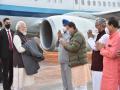 PM Modi arrives in Uttarakhand ahead of visit to Kedarnath Temple - Hindi News | PM Modi arrives in Uttarakhand ahead of visit to Kedarnath Temple | Latest national News at Lokmattimes.com