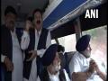 Sukhbir Badal, along with other SAD leaders, leaves for Shri Salasar Dham in Rajasthan - Hindi News | Sukhbir Badal, along with other SAD leaders, leaves for Shri Salasar Dham in Rajasthan | Latest national News at Lokmattimes.com