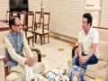 Sachin Tendulkar meets Madhya Pradesh CM in Bhopal - Hindi News | Sachin Tendulkar meets Madhya Pradesh CM in Bhopal | Latest cricket News at Lokmattimes.com