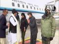 Rajnath Singh arrives in Leh to inaugurate revamped Rezang La war memorial - Hindi News | Rajnath Singh arrives in Leh to inaugurate revamped Rezang La war memorial | Latest national News at Lokmattimes.com