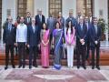 MoS Lekhi meets Ambassadors of Latin America and Caribbean region - Hindi News | MoS Lekhi meets Ambassadors of Latin America and Caribbean region | Latest international News at Lokmattimes.com