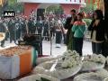 Wife, daughter pay last respect to Lt Col Harjinder Singh - Hindi News | Wife, daughter pay last respect to Lt Col Harjinder Singh | Latest national News at Lokmattimes.com